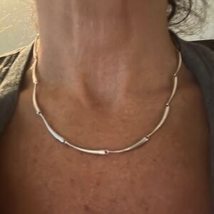 Solid 18 inch sterling silver necklace.
